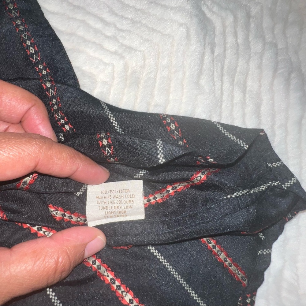 Scully Men's Western Button-Up Shirt - Black Striped, XL, 100% Polyester‎ - Picture 7 of 8